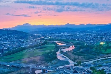 Aerial View of Takasaki City