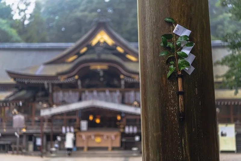 The Haiden of Naras Omiwa Shrine