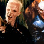 10 Vampir Terkuat di Buffyverse, Didasarkan pada Kekuatan 3 a split image of vampire spike attacking buffy summers and the master in buffy the vampire slayer