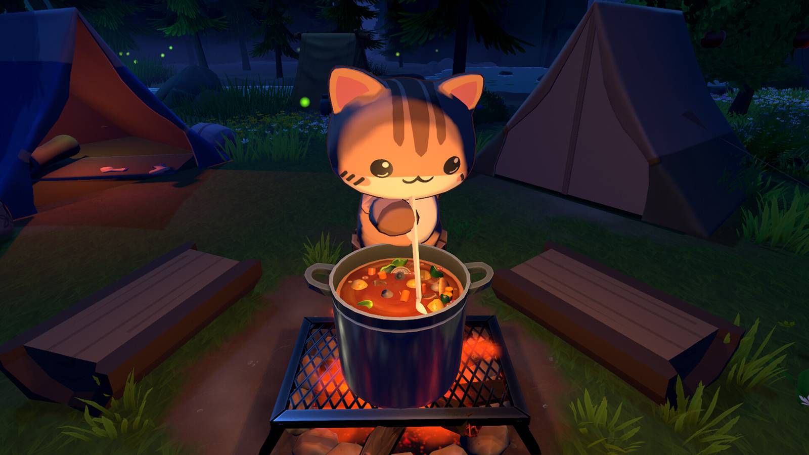 Game Cozy Terbaru di Steam Ini Mirip Game Camping Animal Crossing 7 cozy campfire club gameplay screenshot