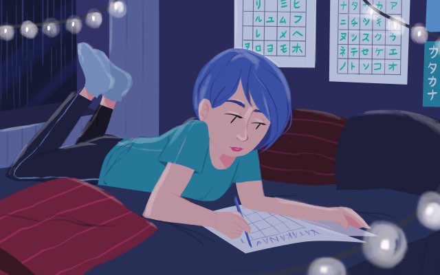 27 Chart Katakana: Urutan Goresan, Mnemonic, Latihan, dan Lainnya – Unduh yang Sesuai Gaya Belajar Anda 27 header 640x 53