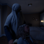 Cara Menghabisi Lynda dengan Kawat Telepon - Halloween: The Game 9 michael wearing sheet killing lynda with phone halloween