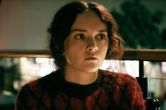 slow horses season 6 olivia cooke in silly sweater close up