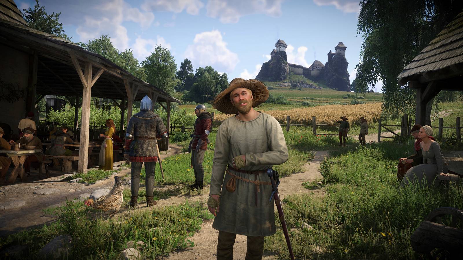 5 Game RPG Open-World di Mana Menjadi Miskin Adalah Bagian yang Seru 9 talking to a villager in kingdom come deliverance 2