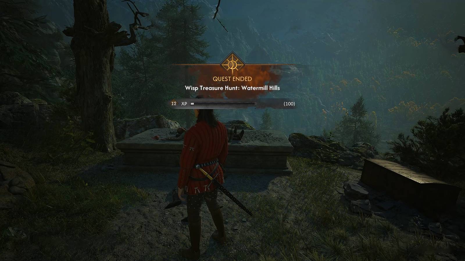 wisp treasure hunt watermill hills location in the blood of dawnwalker